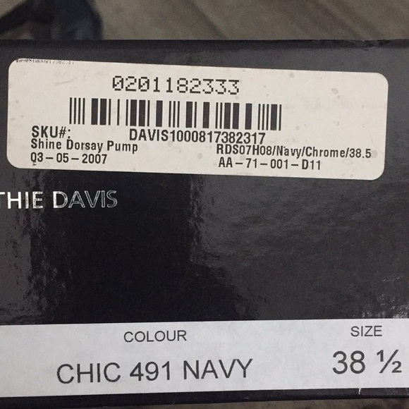 Navy Davis by Ruthie Davis heels - Picture 6 of 6